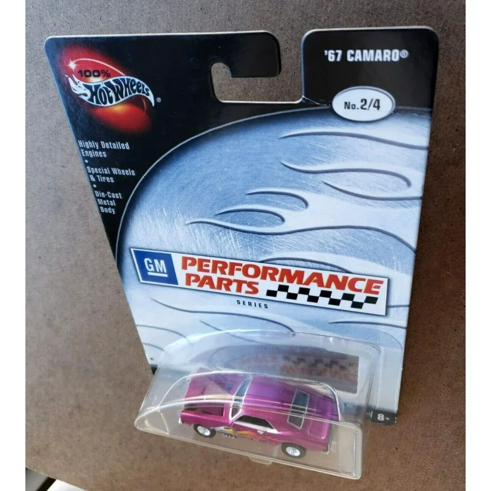 2003 Hot Wheels 67 CAMARO Magenta 100% Preferred GM Performance Parts 2/4 RR MAG